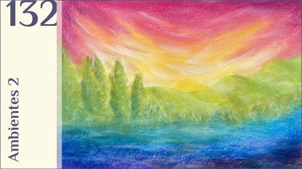 Paisaje en pastel