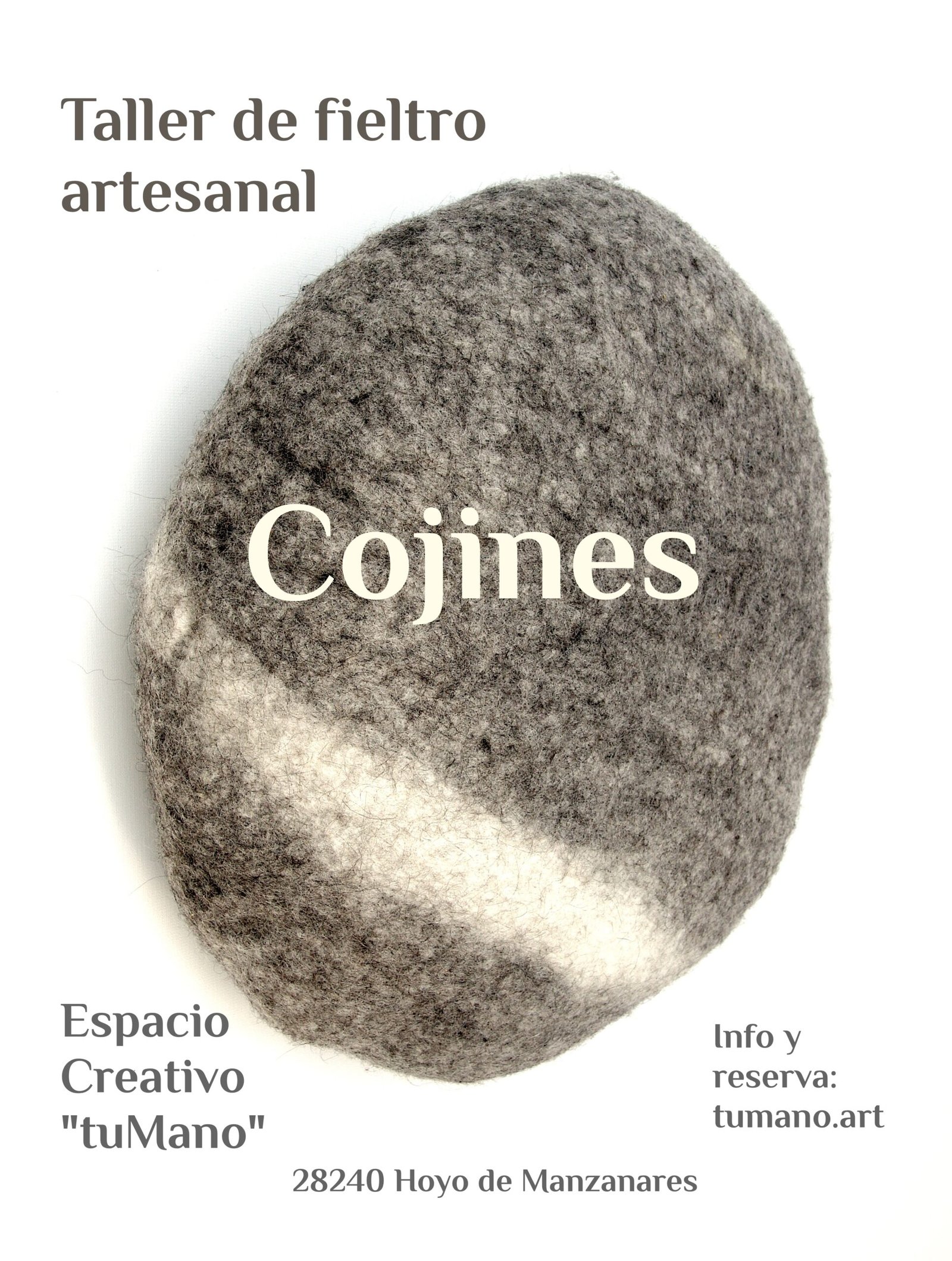Taller de fieltro artesanal "Cojines, cuevas de gato y cuencos"