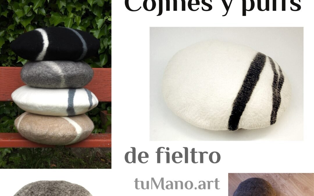 🫧 Taller Cojines y Puffs de Fieltro