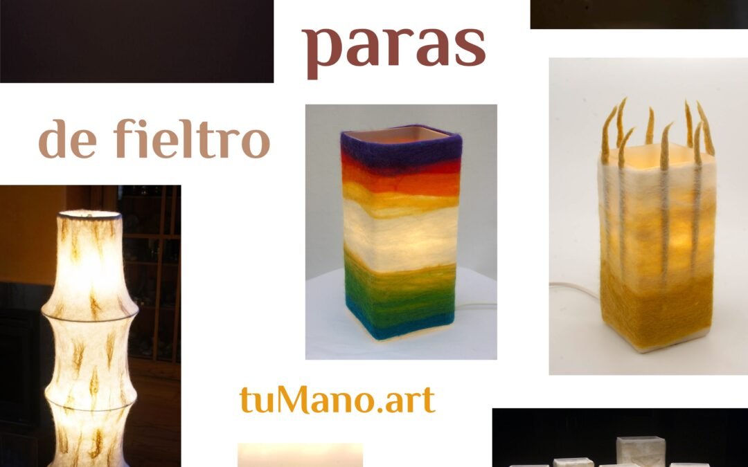 🫧 Taller Lámparas de fieltro